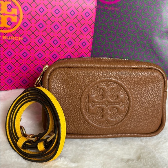 Tory Burch Handbags - Tory Burch Small Caramel Crossbody Bag